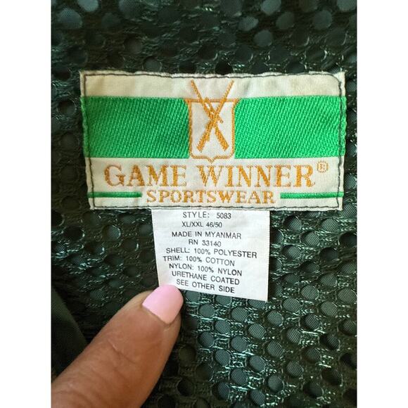 Game Winner Bird Hunting Mesh Vest Pockets  Zip Camo Stye 5083 Men’s XL/XXL - Picture 4 of 7